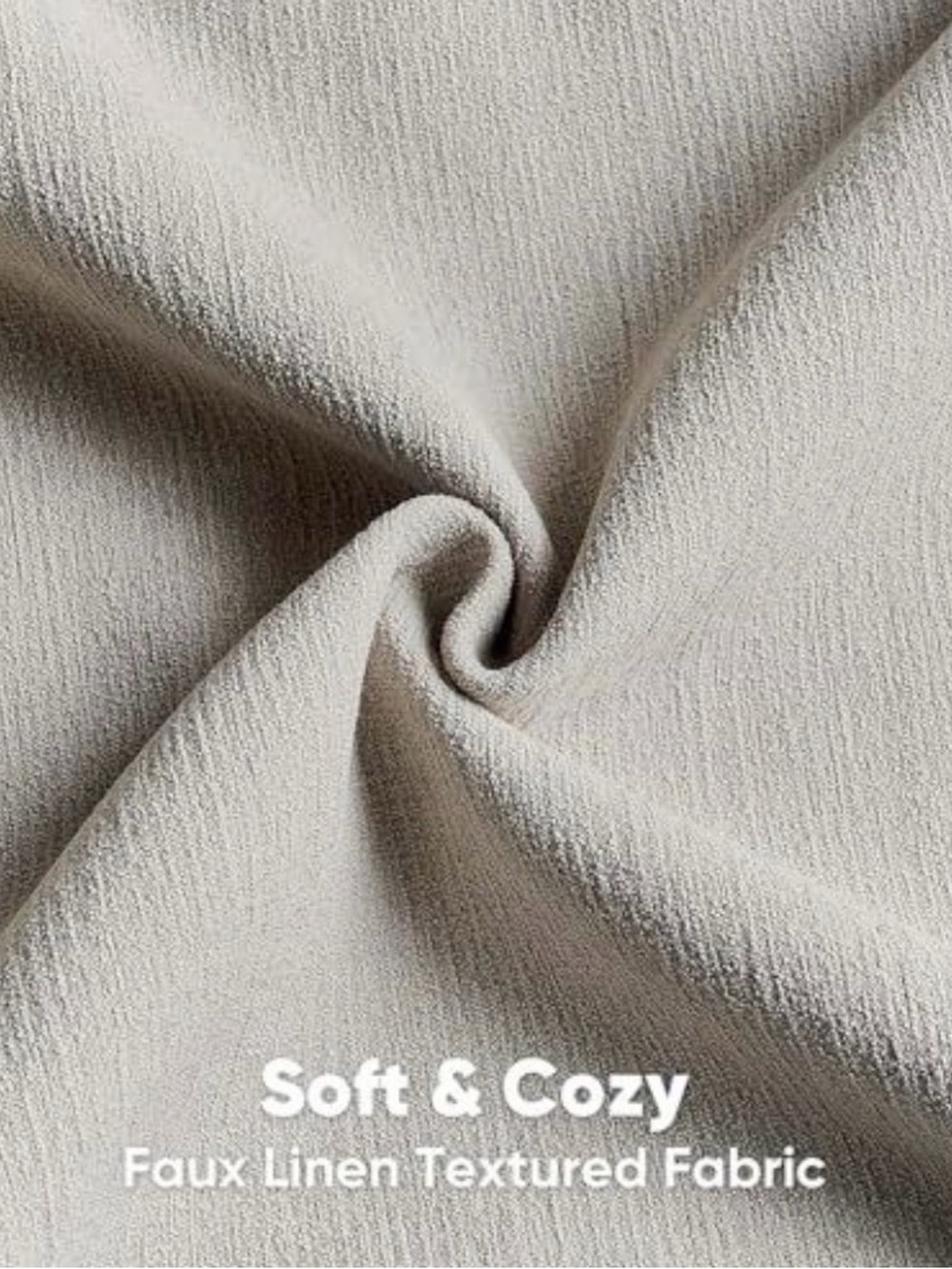 Oatmeal Chenille 20” x 20” pair of pillow covers - Picture 3 of 3